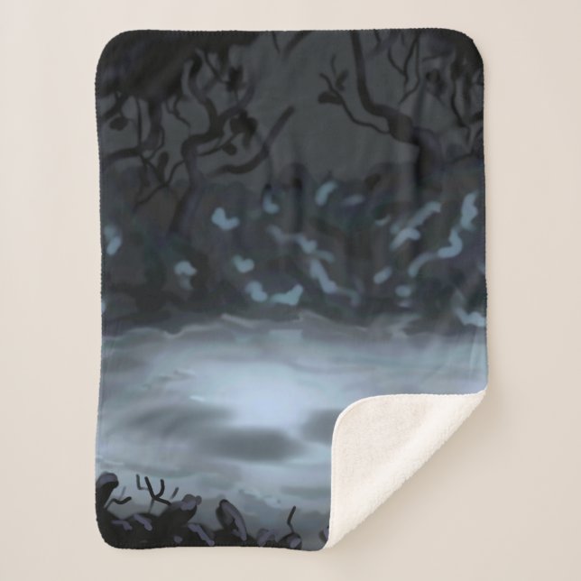 Cobertor Sherpa Limpeza brilhante (Frente)