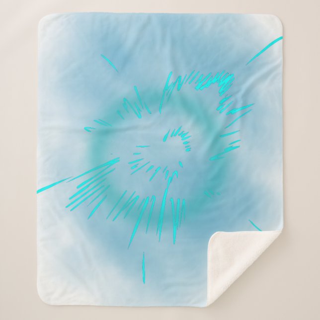 Cobertor Sherpa Linee morbide e armoniose (Frente)