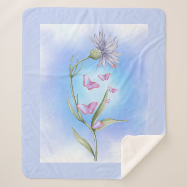 Cobertor Sherpa Linee morbide e armoniose (Frente)