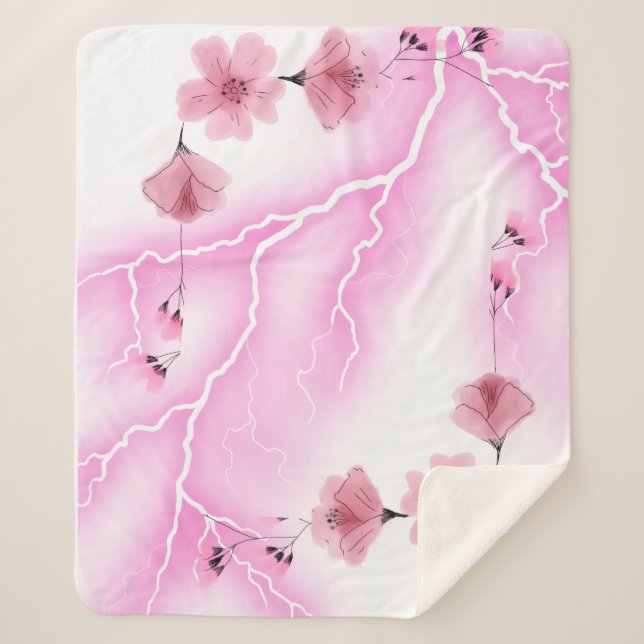 Cobertor Sherpa Linee morbide e armoniose (Frente)