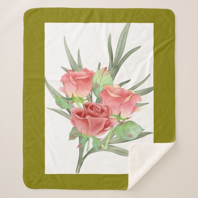 Cobertor Sherpa Linee morbide e armoniose (Frente)