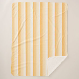 Cobertor Sherpa Listras de sombra amarelas