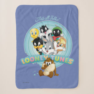 Cobertor Sherpa Logo Baby Looney Tunes É tudo pessoal