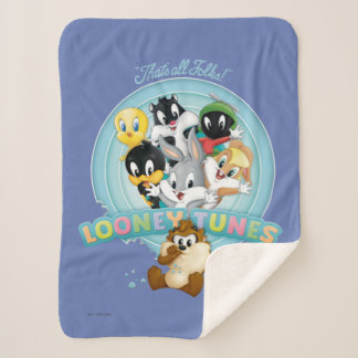 Cobertor Sherpa Logo Baby LOONEY TUNS™ | É tudo pessoal