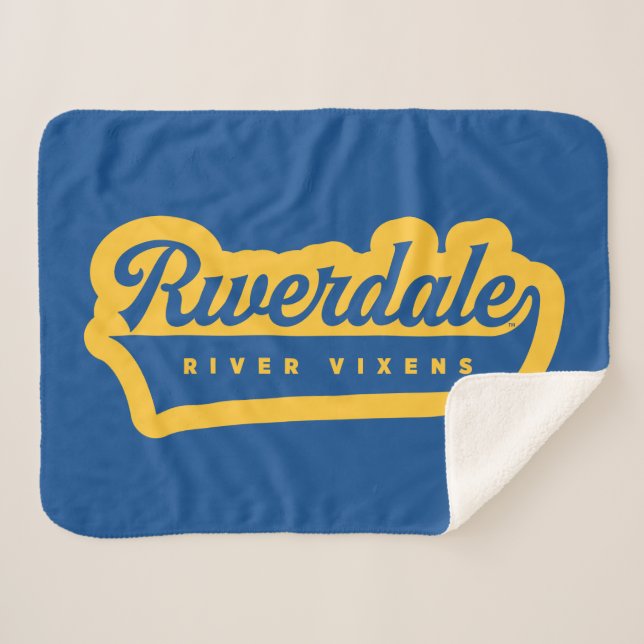 Cobertor Sherpa Logo Riverdale River Vixens (Frente (Horizontal))