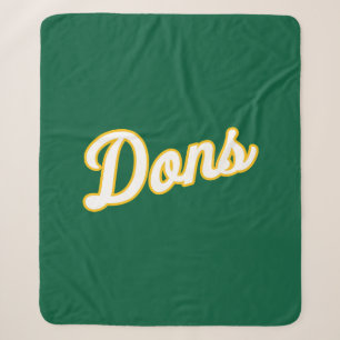 Cobertor Sherpa Logotipo da Dons Script