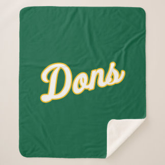 Cobertor Sherpa Logotipo da Dons Script