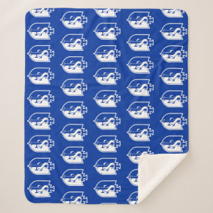 Cobertor Sherpa Logotipo da escola