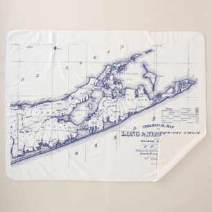Cobertor Sherpa Long Island - O Mapa De Hamptons