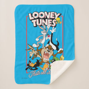 Cobertor Sherpa LOONEY TUNES™ "ISSO É TUDO PESSOAL!™" - Pilha
