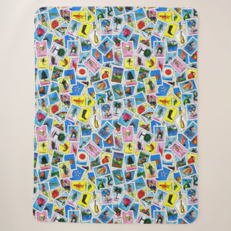 Cobertor Sherpa Loteria Blanket