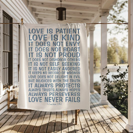Cobertor Sherpa Love Never Fails Sherpa Blanket