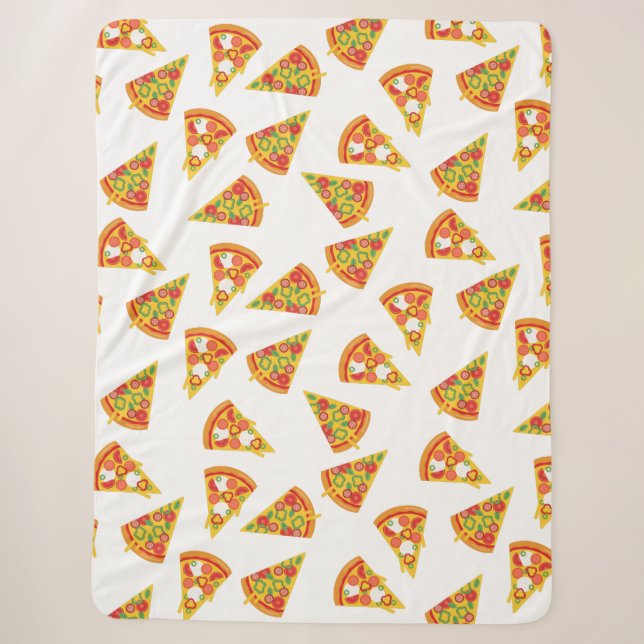 Cobertor Sherpa Love Pizza (Frente)