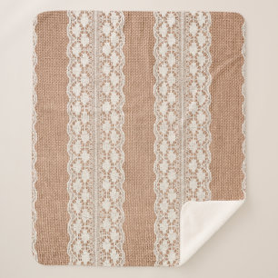 Cobertor Sherpa Lugar Esbranquiçado na Textura Castanho