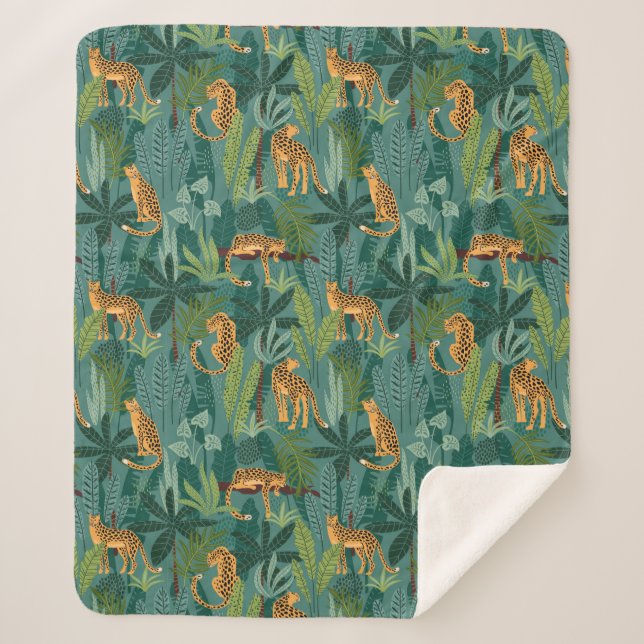 Cobertor Sherpa Lush Lepard (Frente)