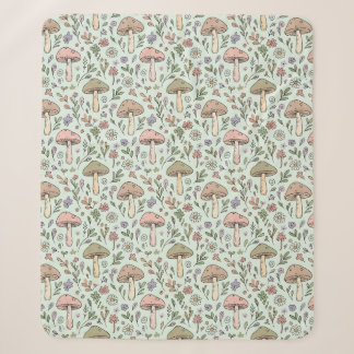 Cobertor Sherpa Luxuoso Fungo Verde Menta Terroso Natural Cottagec