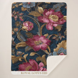 Cobertor Sherpa Luxury Indian Vintage Royal