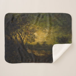Cobertor Sherpa Luz do luar (por Ralph Albert Blakelock)