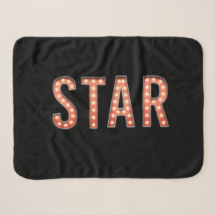 Cobertor Sherpa Luzes de Marquee STAR