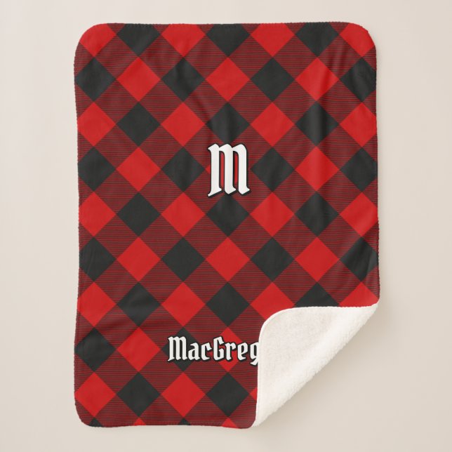Cobertor Sherpa MacGregor Rob Roy Tartan Sherpa Blanket (Frente)