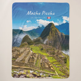 Cobertor Sherpa Machu Picchu, Peru - Ruínas da Cidadela Inca