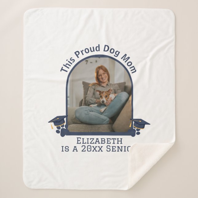 Cobertor Sherpa Mãe de Cachorro Ortoso é um Mais velho - Graduação (Frente)