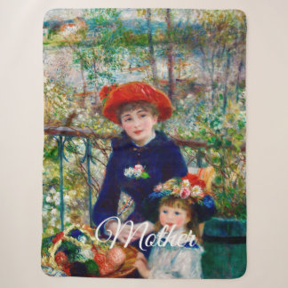 Cobertor Sherpa Mãe e Filho de Renoir