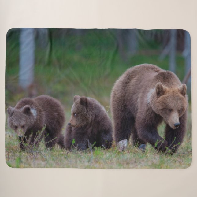 Cobertor Sherpa MÃE e KIDS (Frente (Horizontal))