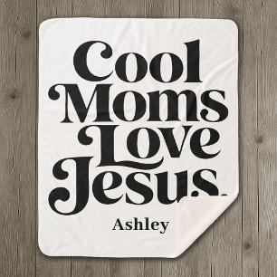 Cobertor Sherpa Mães Legais Amam Jesus