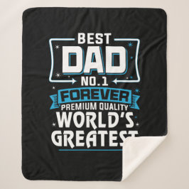 Cobertor Sherpa Maior No.1 do Mundo do Pai Pai dos Homens