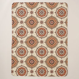 Cobertor Sherpa Mandala Resplendor Terroso