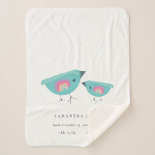 Cobertor Sherpa Mão Bonita Desenhada Arco-Íris lua Nascimento Nasc