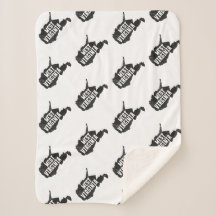 Mapa afligido de West Virginia vintage Home