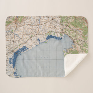 Cobertor Sherpa Mapa de Veneza, Italia