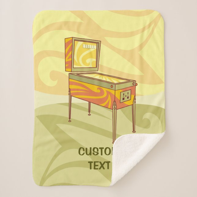 Cobertor Sherpa Máquina de pinball (Frente)