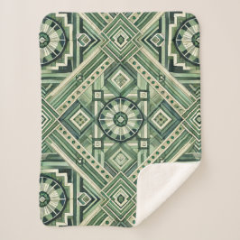 Cobertor Sherpa Máquina Verde