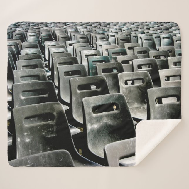 Cobertor Sherpa Mar de Cinzas (Frente (Horizontal))