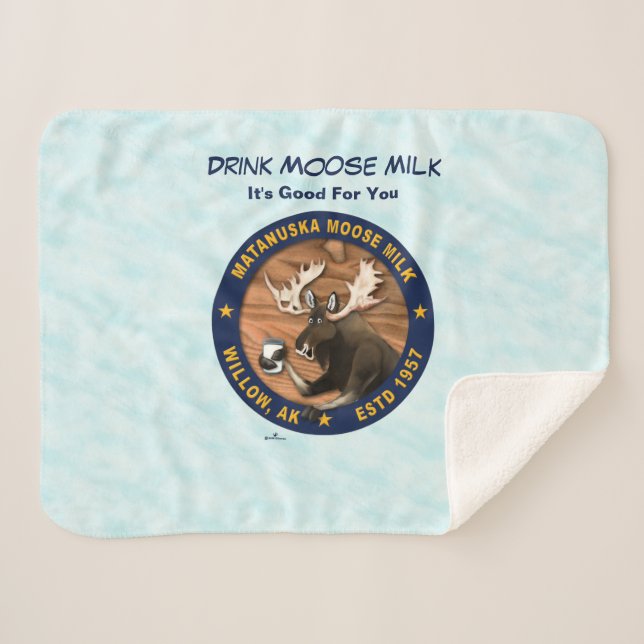 Cobertor Sherpa Matanuska Moose Milk (Frente (Horizontal))