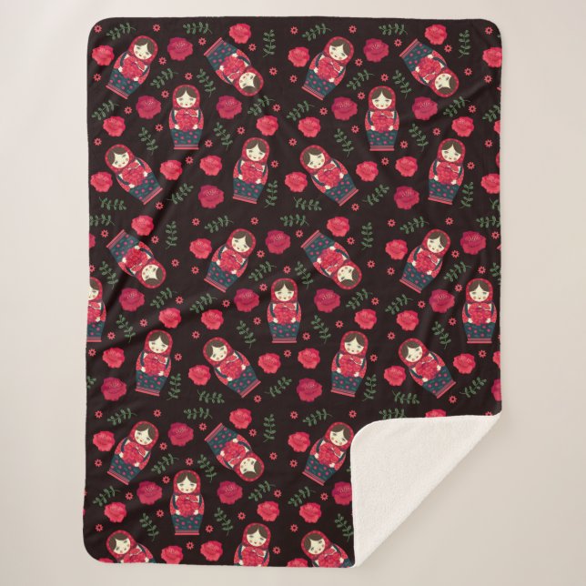 Cobertor Sherpa Matreshka (Frente)