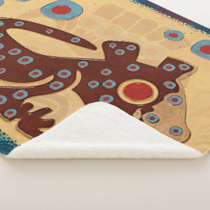 Cobertor Sherpa Mayan Baby Jaguar