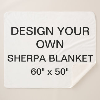 Cobertor Sherpa MED personalizado costume. 60" x 50" cobertura de