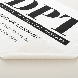 Cobertor Sherpa Médico de DPT Moderno Personalizado em Terapia Fís