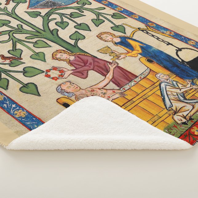 Cobertor Sherpa Medieval Hot Tub (3/4)