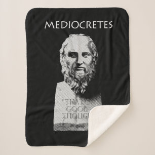 Cobertor Sherpa Mediocretes (Filósofo do Mediocre)