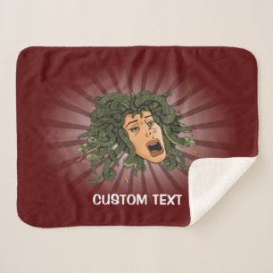 Cobertor Sherpa Medusa Head