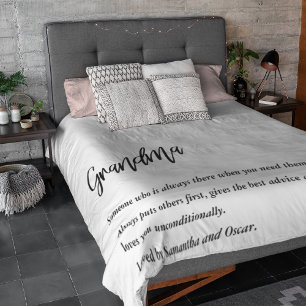 Cobertor Sherpa Melhor Avó Simples Moderna Nunca Melhor Presente D