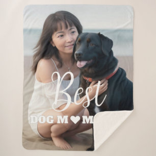 Cobertor Sherpa Melhor Cachorro Que A Mãe Já Personalizou