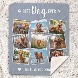 Cobertor Sherpa Melhor Colagem Personalizada De Fotografias De Cac