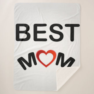 Cobertor Sherpa Melhor mãe | Personalizado Para A Minha Mãe