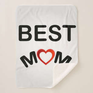 Cobertor Sherpa Melhor mãe  Personalizado Para Minha Mãe